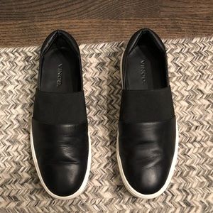 Vince Black Corbin Slip-On Sneaker Size 6